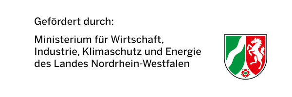 Gefördert durch: Ministerium für Wirtschaft, Industrie, Klimaschutz und Energie des Landes Nordrhein-Westfalen